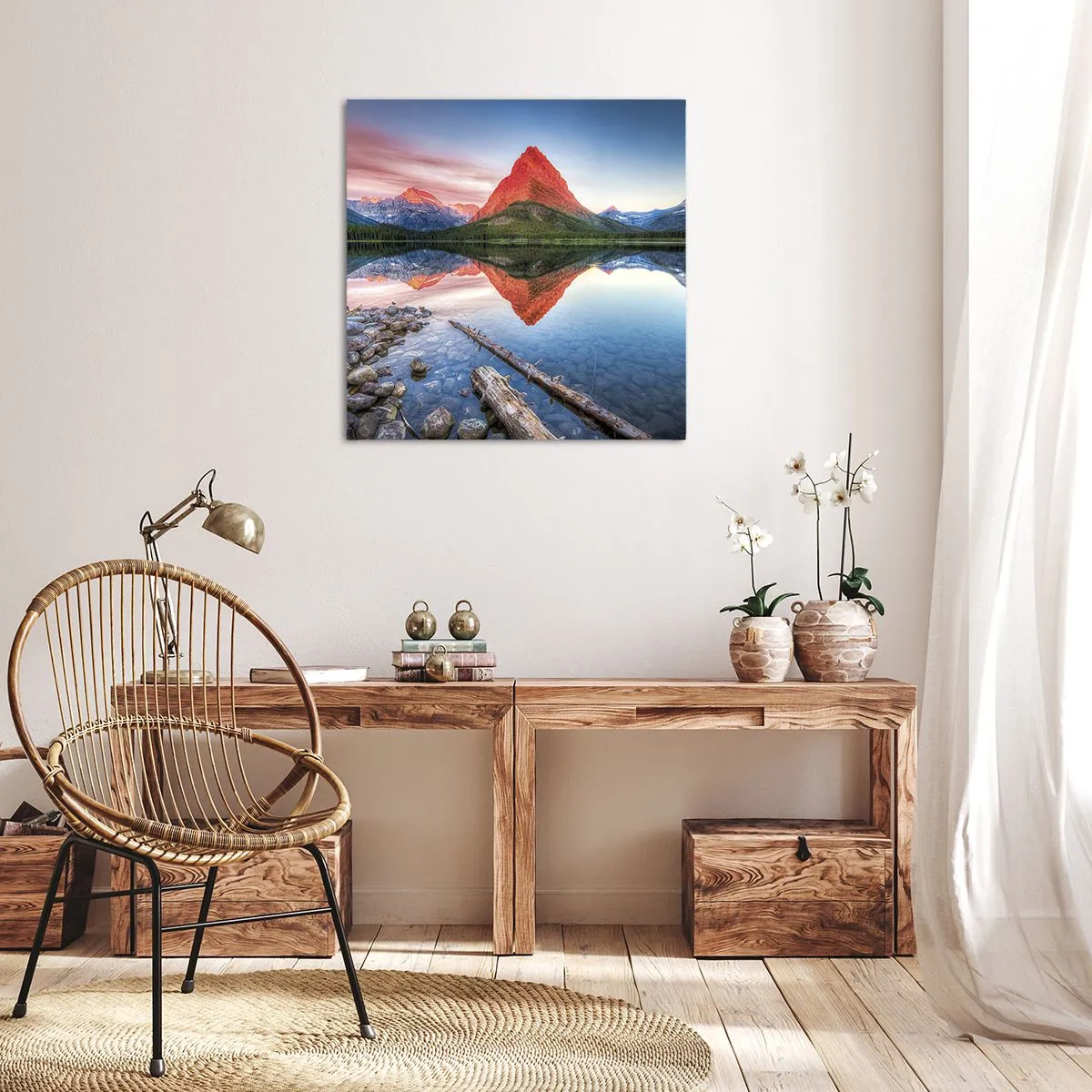 Quadro su tela - Stampe su Tela - Caldo e freddo - 60x60 cm