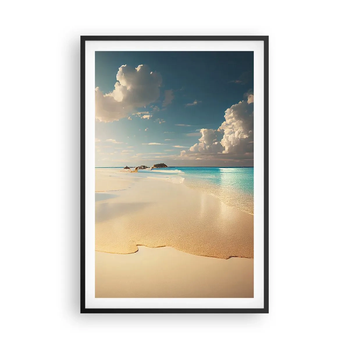 Poster in cornice nera - Giornata ideale - 61x91 cm