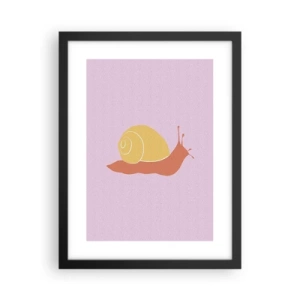 Poster in cornice nera - Non c'è fretta - 30x40 cm