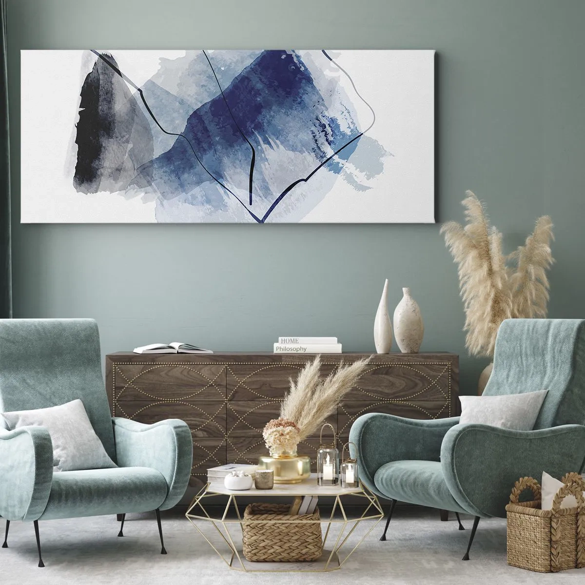 Quadro su tela - Stampe su Tela - Monte di ghiaccio - 100x40 cm