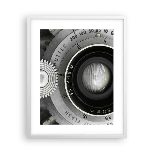 Poster in cornice bianca - Racconto su Hollywood - 40x50 cm