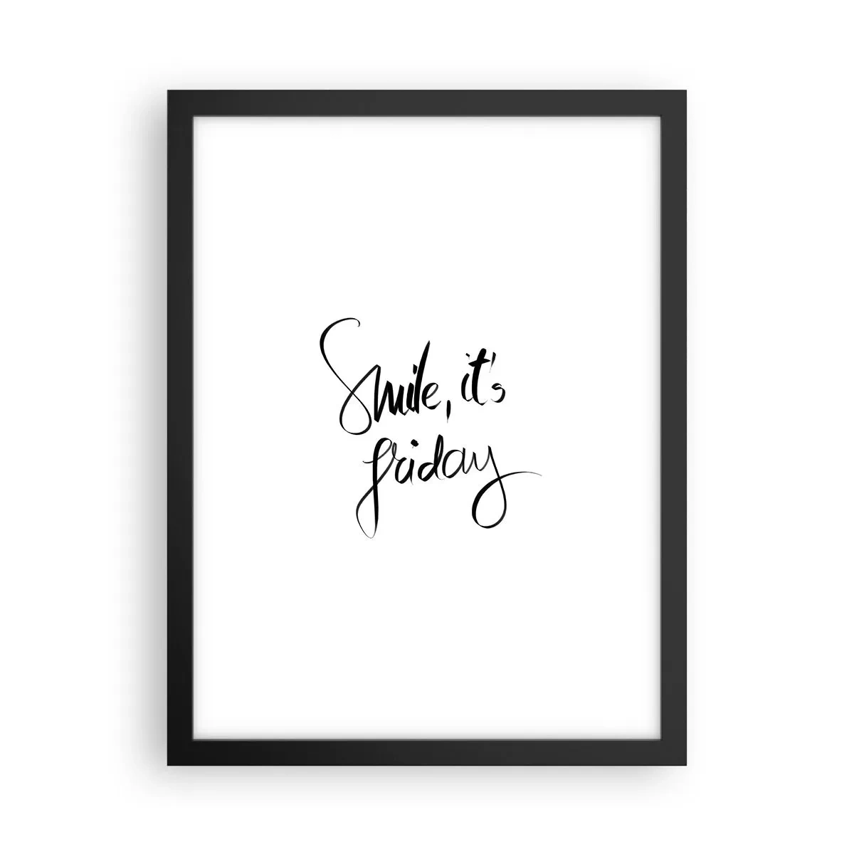 Poster in cornice nera - Vera gioia - 30x40 cm