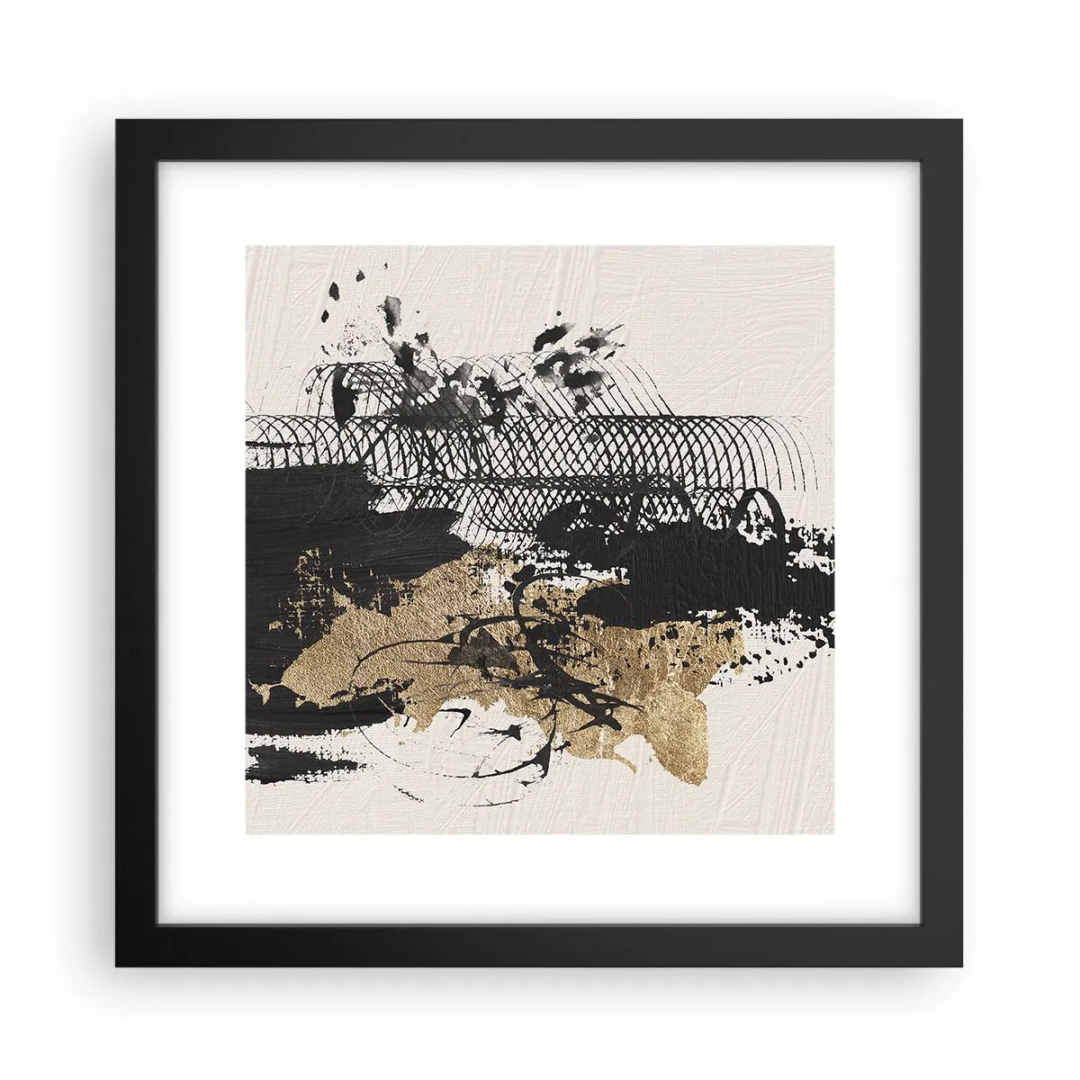 Poster in cornice nera - Composizione con passione - 30x30 cm