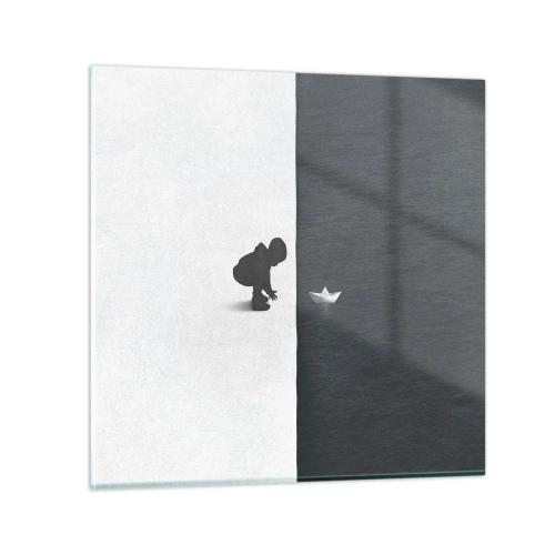 Quadro su vetro - La grande spedizione - 60x60 cm