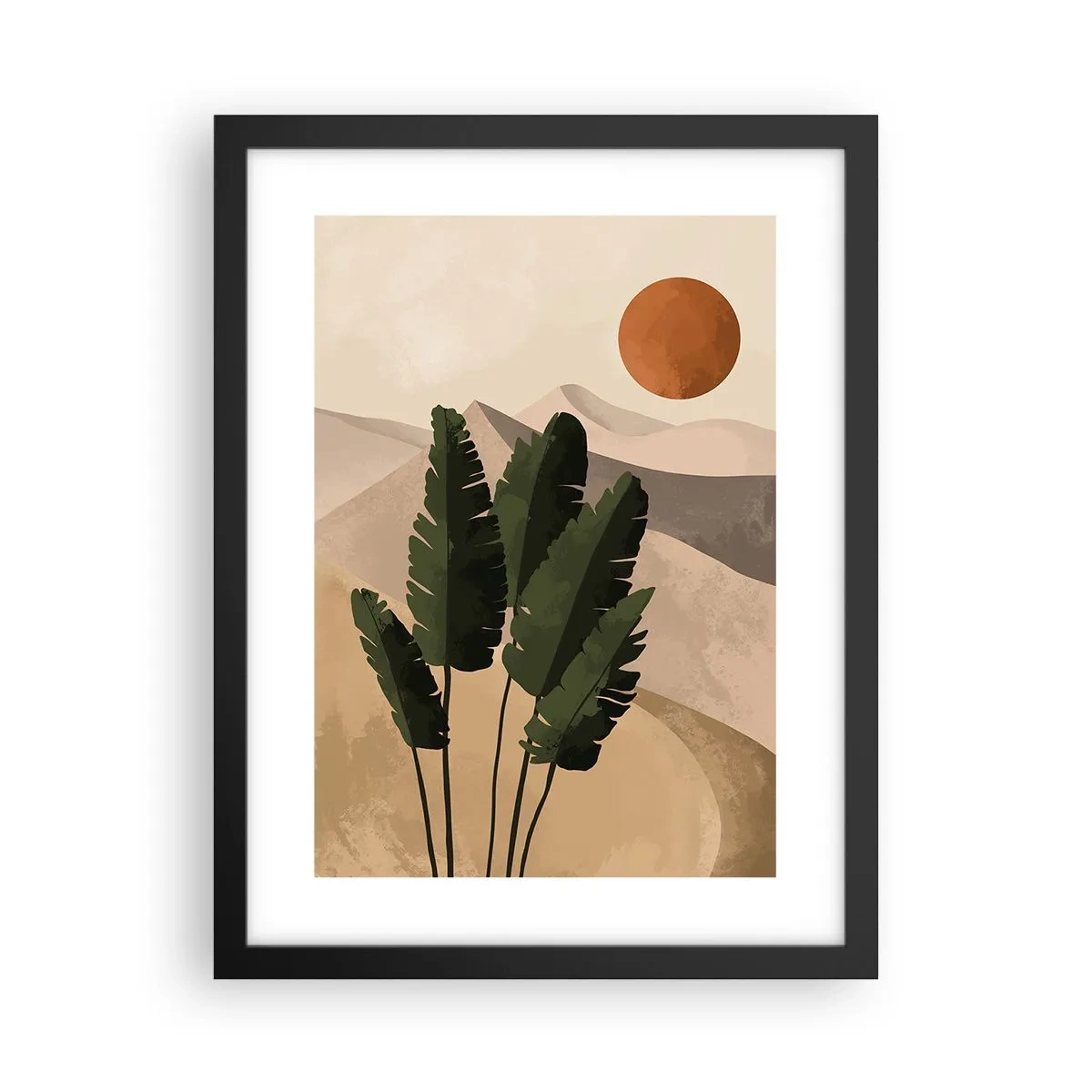 Poster in cornice nera - Il trionfo della vita - 30x40 cm