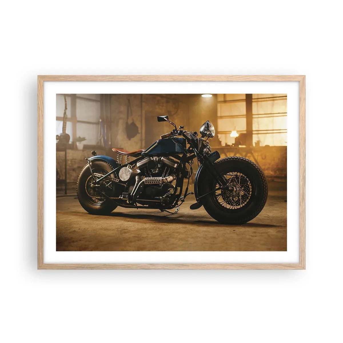 Poster in cornice rovere chiaro - Posso tutto - 70x50 cm