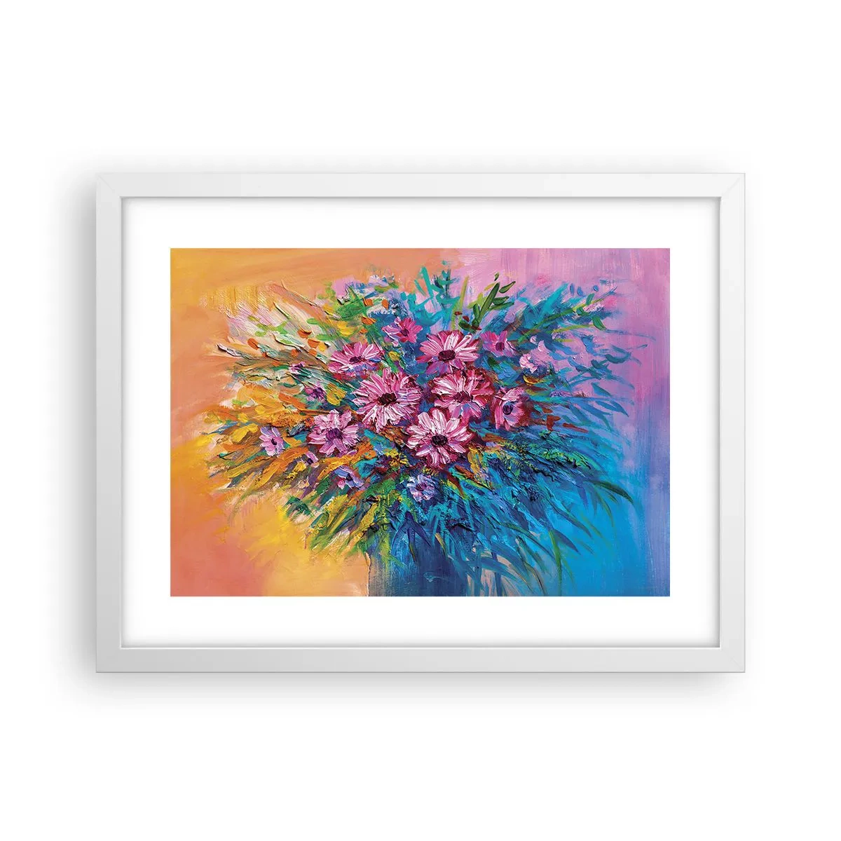 Poster in cornice bianca - L'energia della vita - 40x30 cm