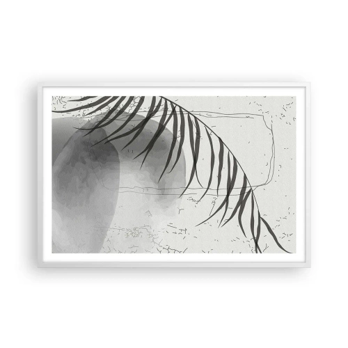 Poster in cornice bianca - La delicata esoticità della natura - 91x61 cm