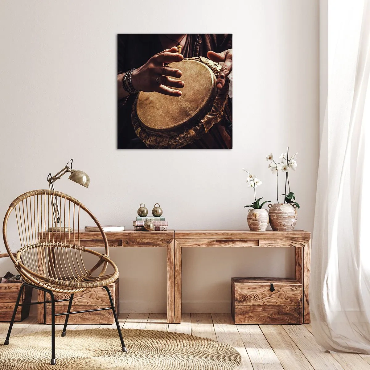 Quadro su tela - Stampe su Tela - Al ritmo del cuore - 60x60 cm