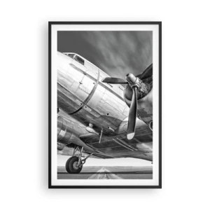 Poster in cornice nera - Sempre pronto al volo - 61x91 cm