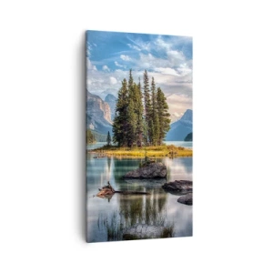 Quadro su tela - Stampe su Tela - Sulle acque grandi e limpide...  - 45x80 cm