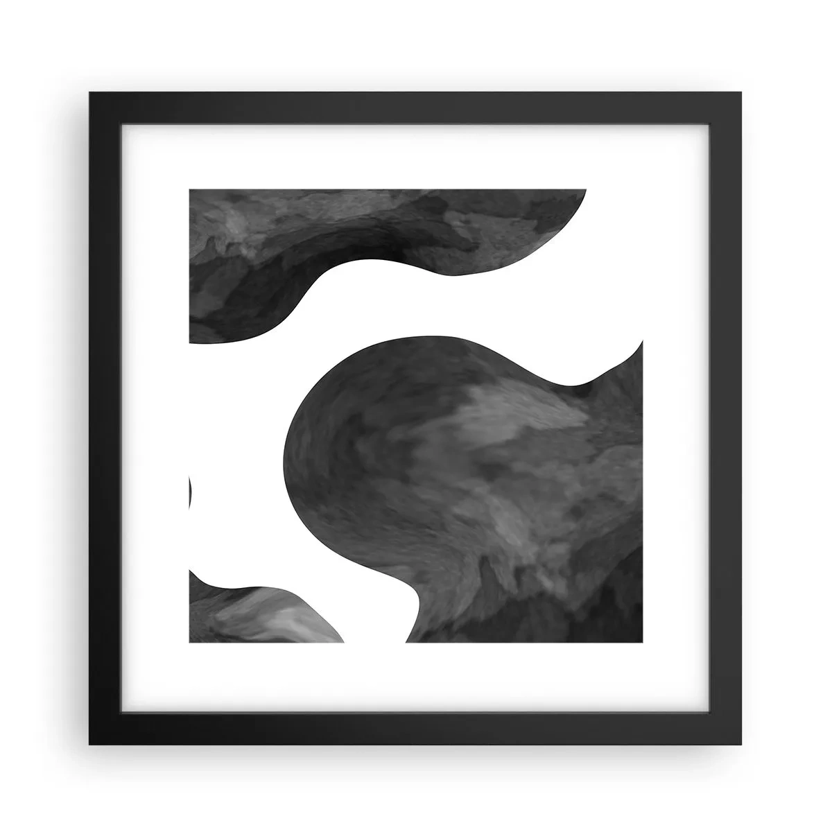 Poster in cornice nera - Via Lattea - 30x30 cm