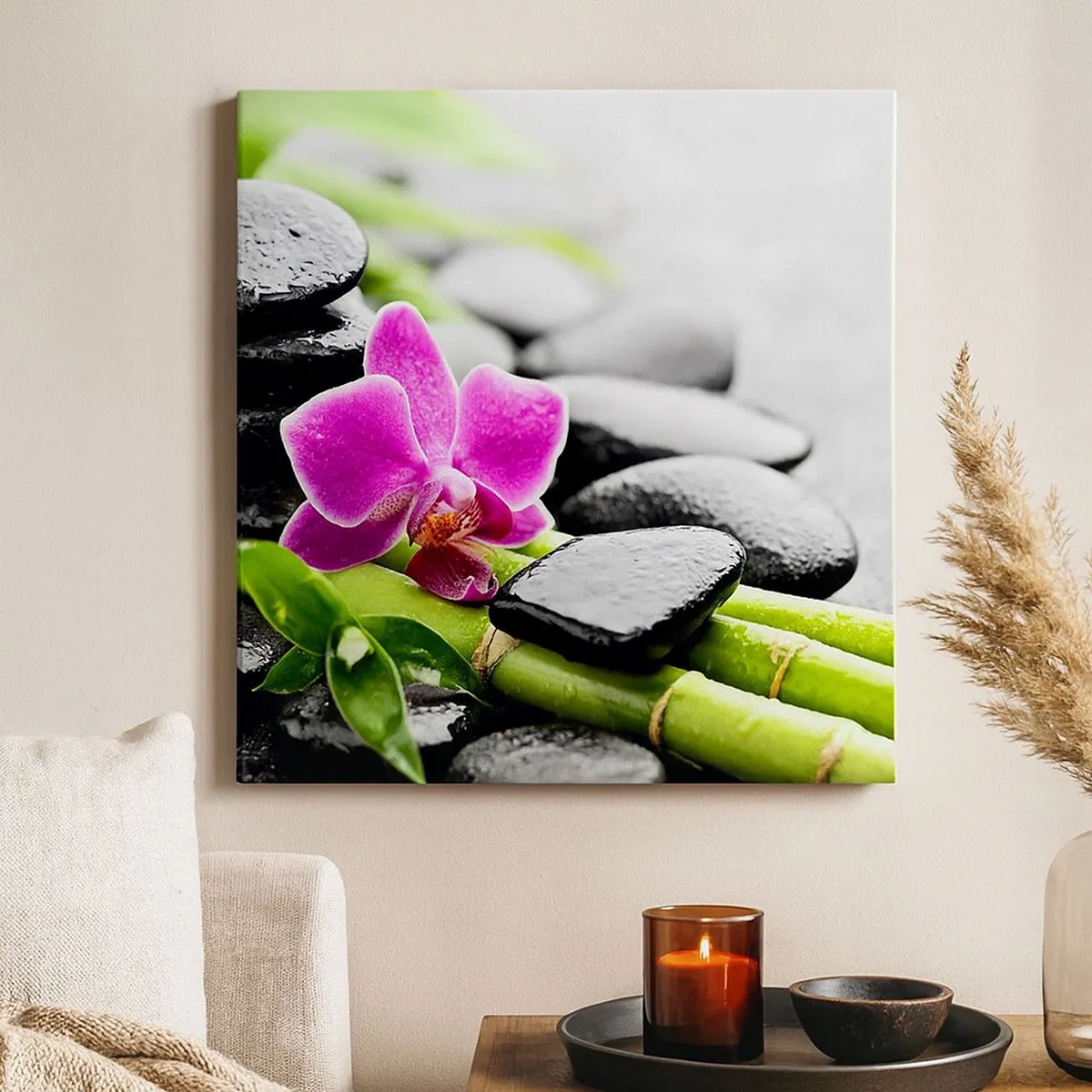 Quadro su tela - Stampe su Tela - Un tranquillo equilibrio - 30x30 cm