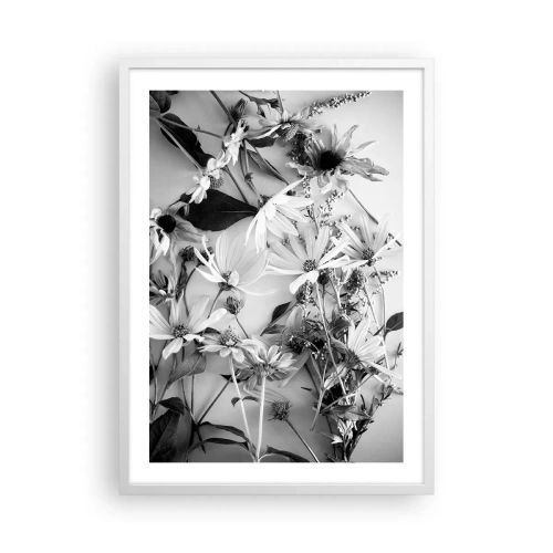Poster in cornice bianca - Un non bouquet di fiori - 50x70 cm