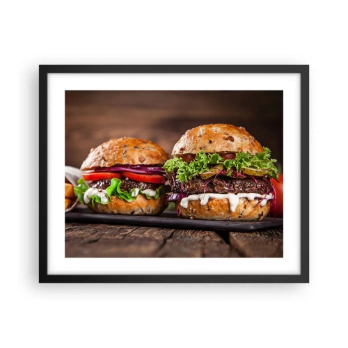 Poster in cornice nera - American dream - 50x40 cm