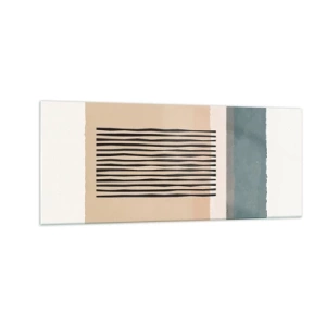 Quadro su vetro - Tutto a posto - 100x40 cm