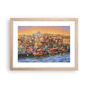 Poster in cornice rovere chiaro - Racconto da Istanbul - 40x30 cm