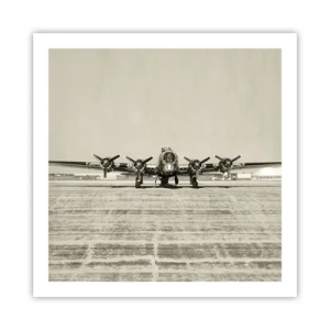 Poster - Pronto come sempre - 60x60 cm