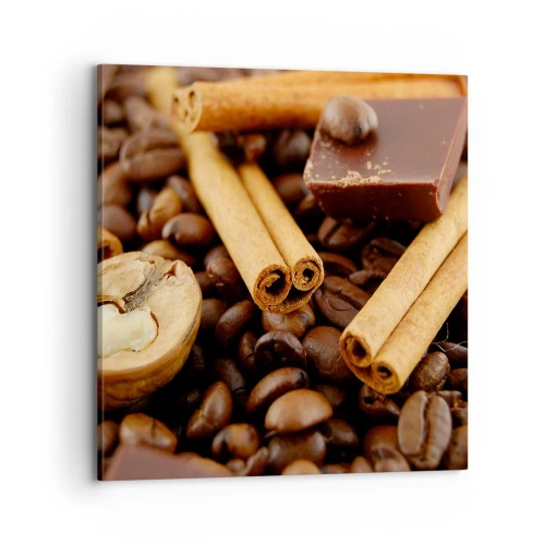 Quadro su tela - Stampe su Tela - Concerto di sapori - 70x70 cm