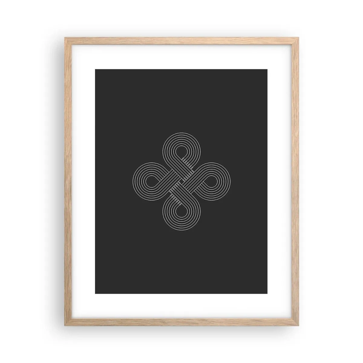 Poster in cornice rovere chiaro - Nello spirito celtico - 40x50 cm