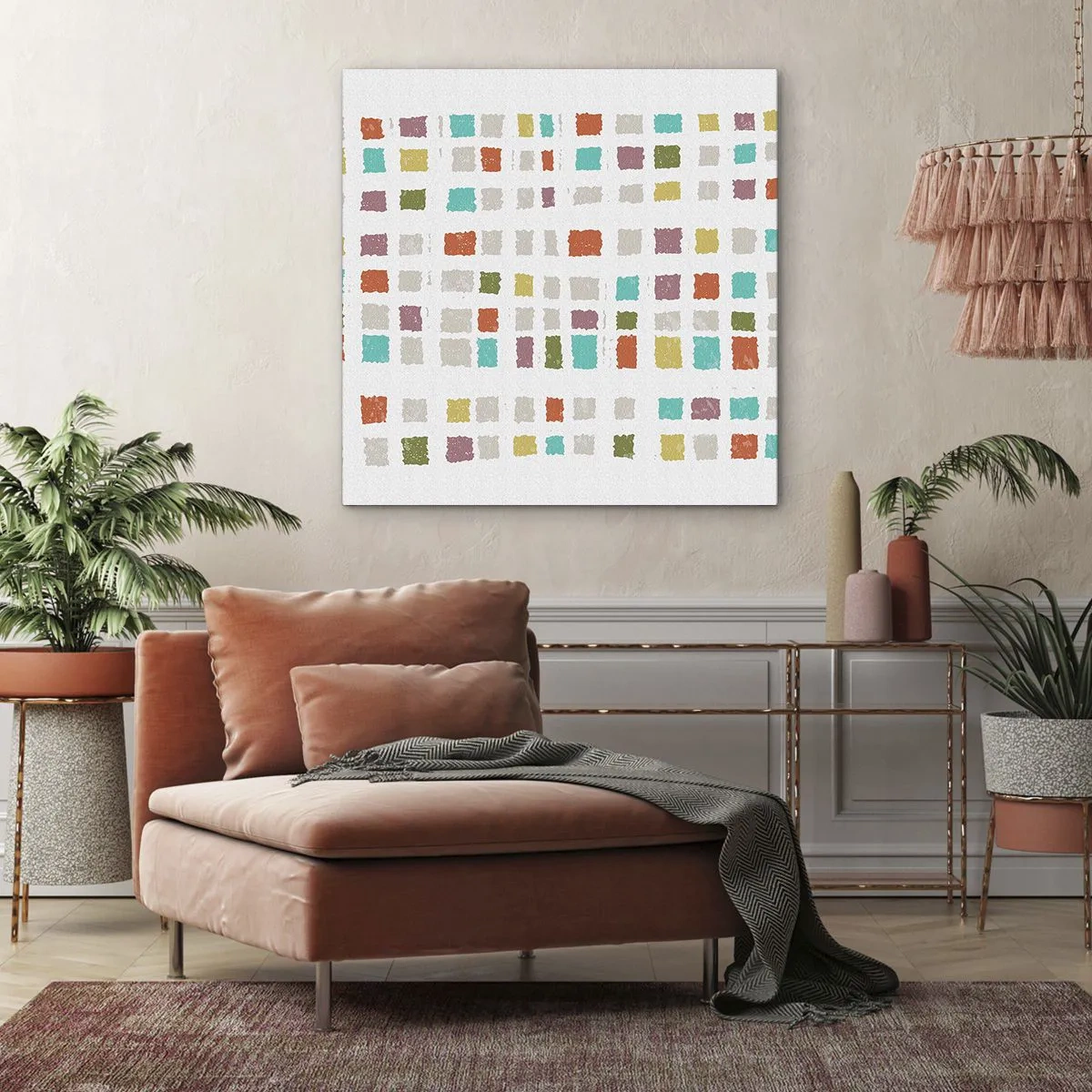 Quadro su tela - Stampe su Tela - Un gioco sconosciuto - 60x60 cm