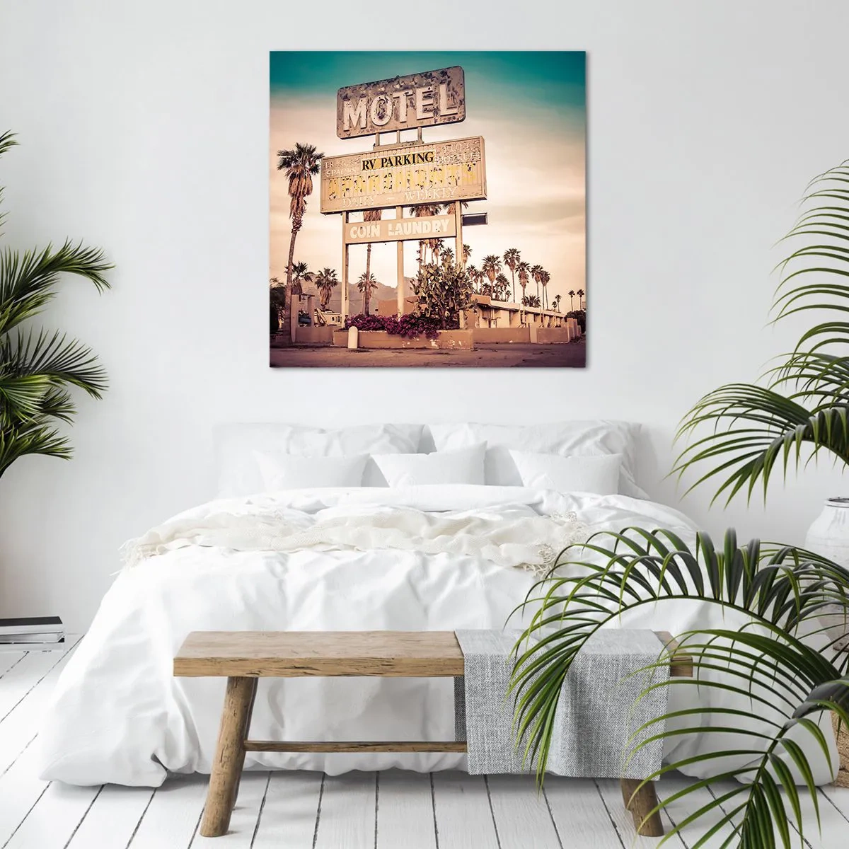 Quadro su tela - Stampe su Tela - Qui il tempo si è fermato - 60x60 cm