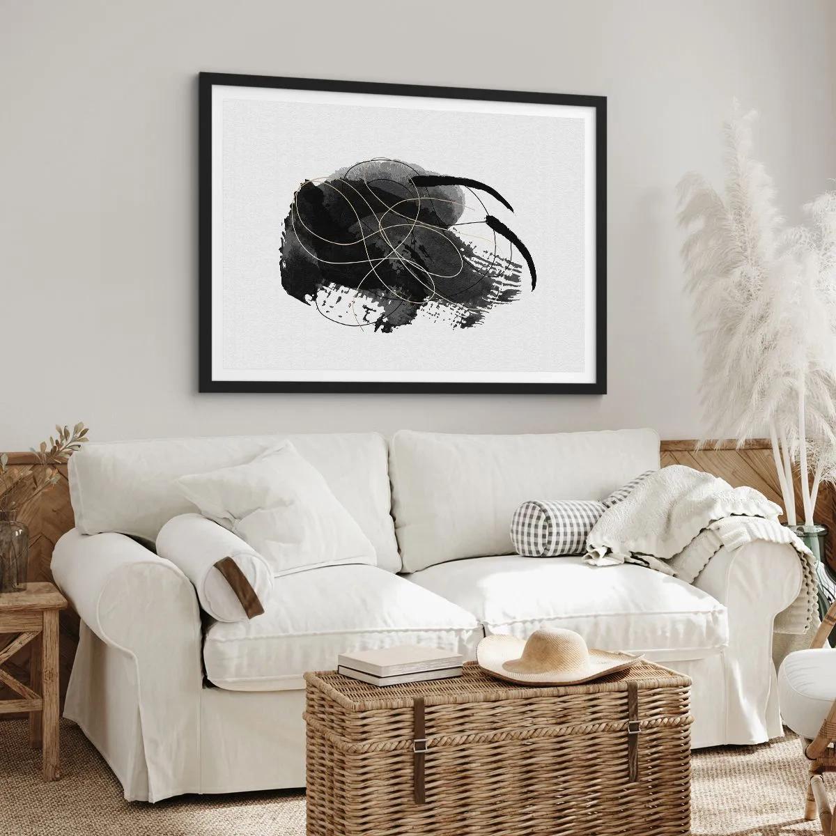 Poster in cornice nera - Nato dal nero - 40x30 cm