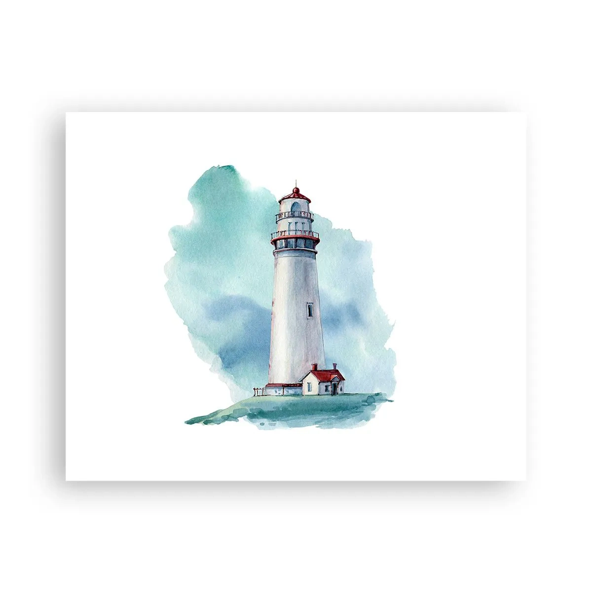 Poster - Il mite amico del blu - 50x40 cm