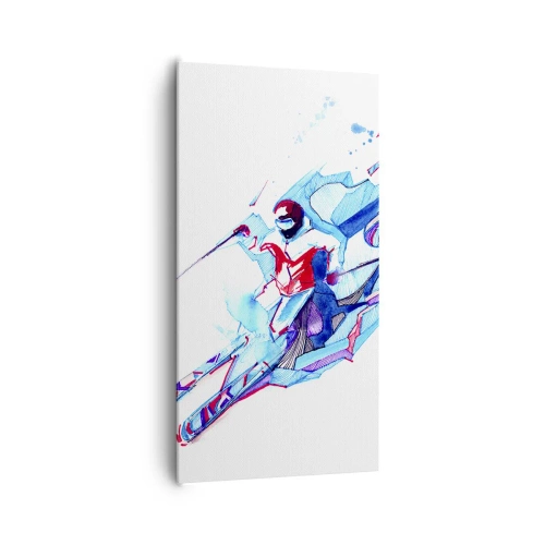 Quadro su tela - Stampe su Tela - A tutta velocità verso la gioia - 65x120 cm