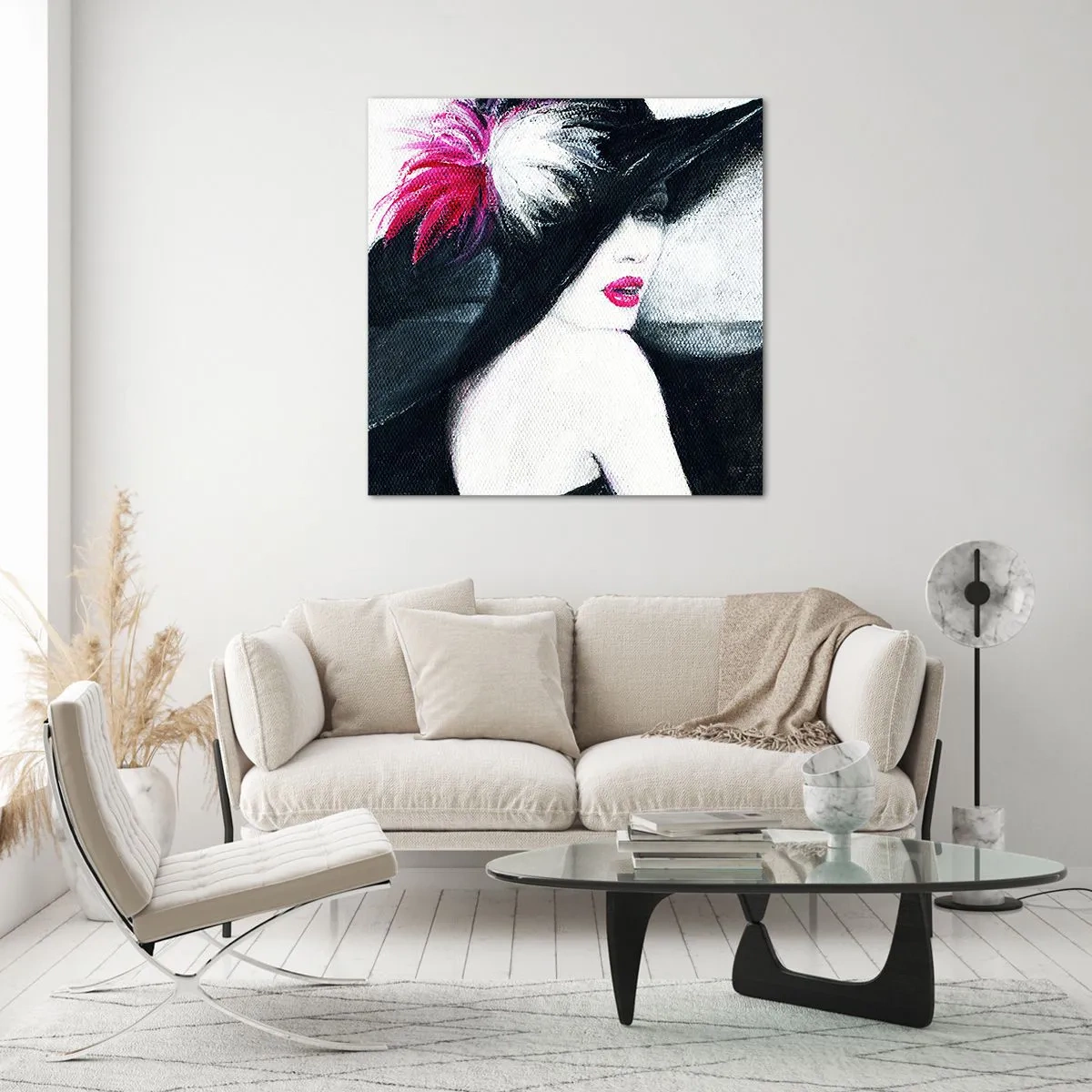 Quadro su vetro - Sempre un mistero - 30x30 cm