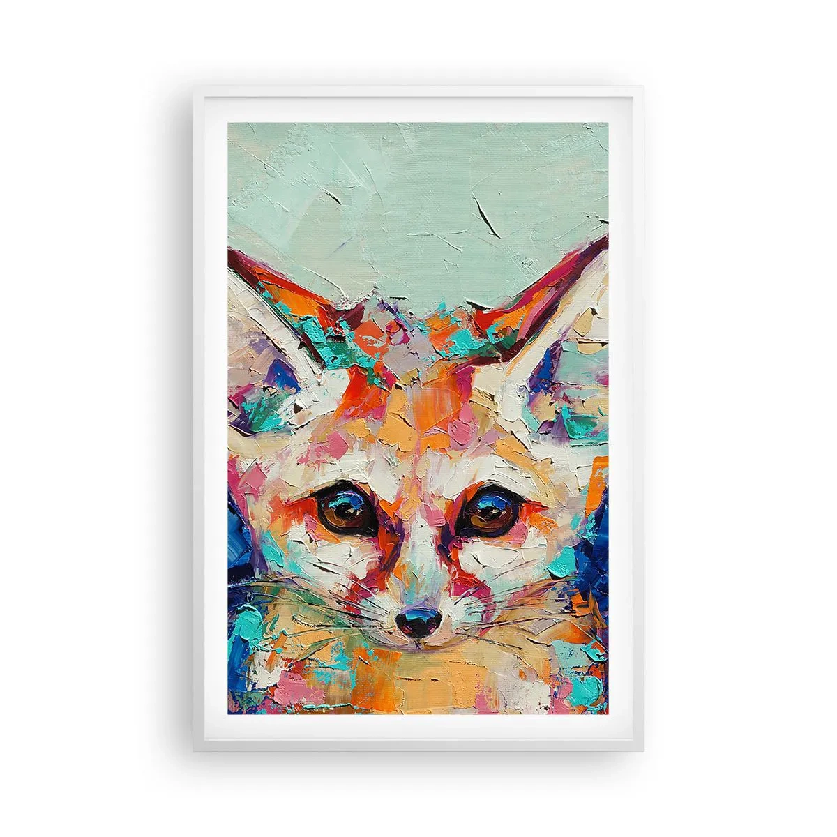 Poster in cornice bianca - Siete pronti per me? - 61x91 cm