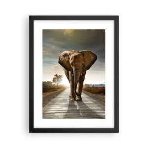 Poster in cornice nera - E non nel negozio di cristalli - 30x40 cm