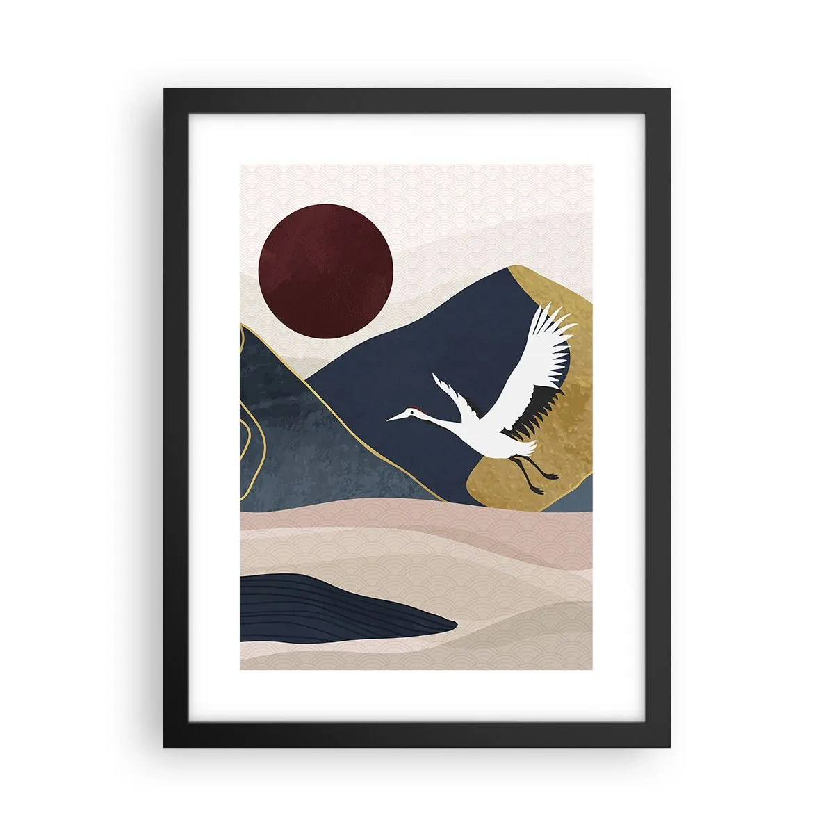 Poster in cornice nera - E la giornata è nuovamente VOLATA - 30x40 cm