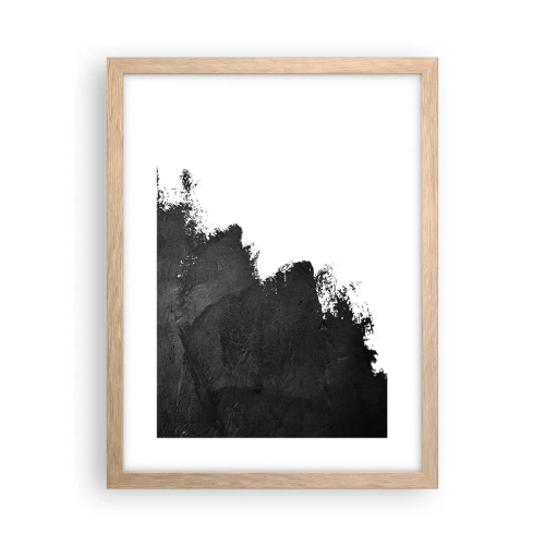 Poster in cornice rovere chiaro - Gli elementi: la terra - 30x40 cm