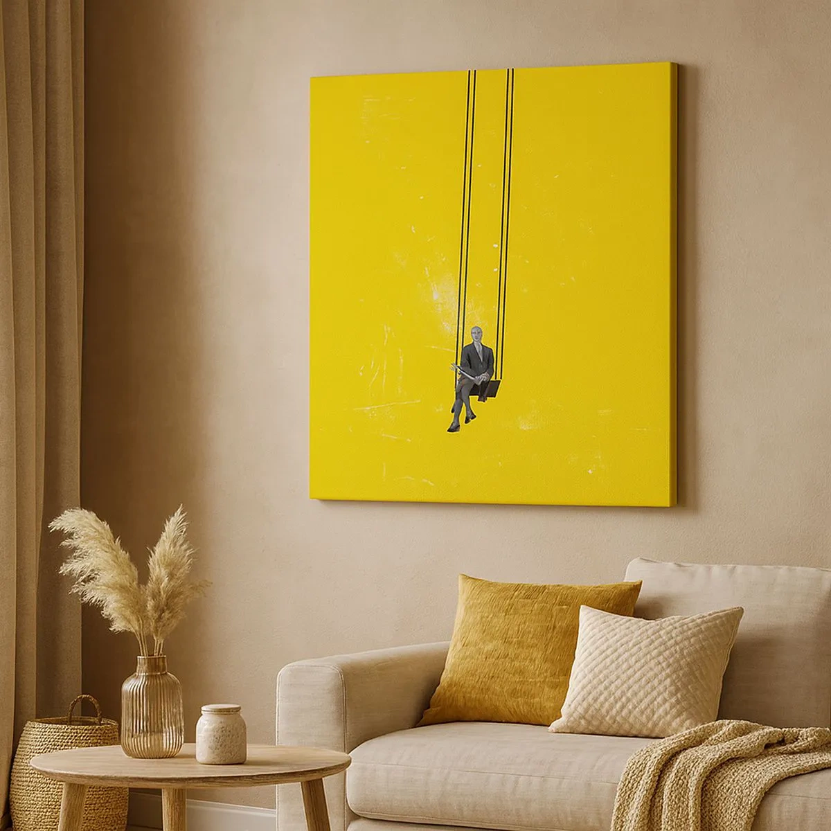 Quadro su tela - Stampe su Tela - Un giorno come tanti - 30x30 cm