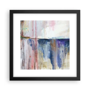 Poster in cornice nera - Impressioni e suggestioni colorate - 30x30 cm