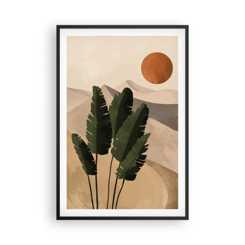 Poster in cornice nera - Il trionfo della vita - 61x91 cm