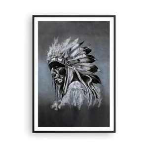 Poster in cornice nera - Ritorno alle radici - 70x100 cm