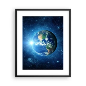 Poster in cornice nera - Siamo in cielo - 40x50 cm