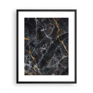 Poster in cornice nera - La vita interiore delle pietre - 40x50 cm