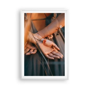 Poster in cornice bianca - Legata alla natura - 61x91 cm