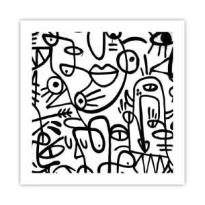 Poster - Volti e miraggi - 50x50 cm