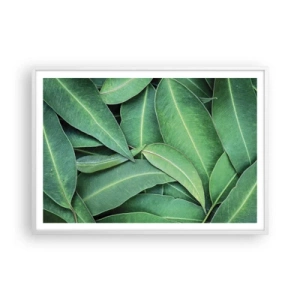 Poster in cornice bianca - Succosi e freschi - 100x70 cm