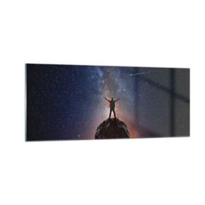 Quadro su vetro - La forza è con me! - 100x40 cm