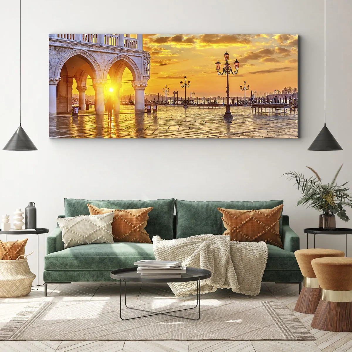 Quadro su tela - Stampe su Tela - Dove sono tutti? - 100x40 cm