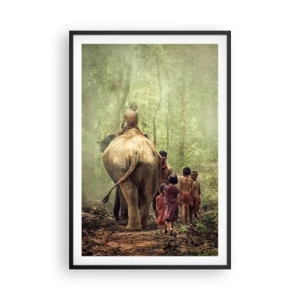 Poster in cornice nera - Il nuovo Libro della Giungla - 61x91 cm