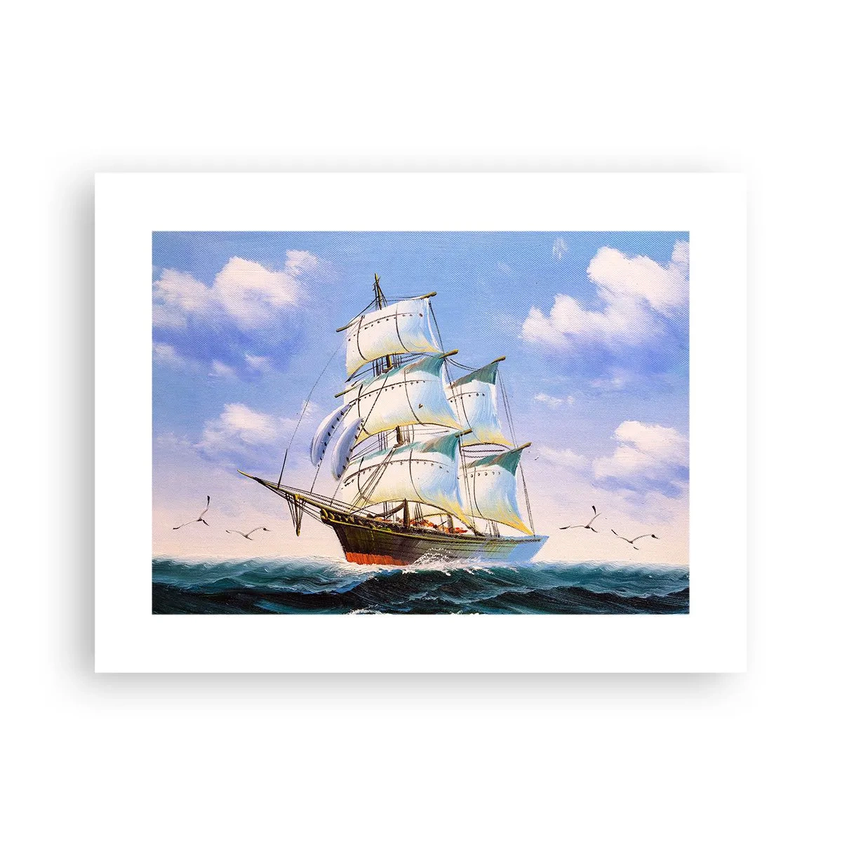 Poster - Con orgoglio nel vento - 40x30 cm