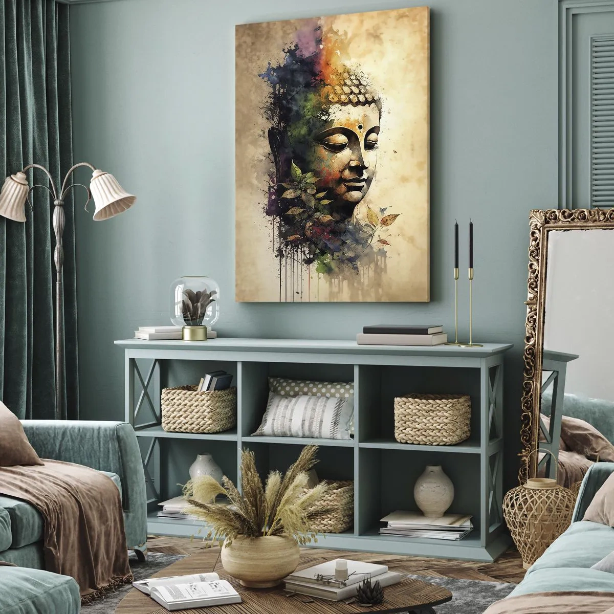 Quadro su tela - Stampe su Tela - Namaste! - 45x80 cm