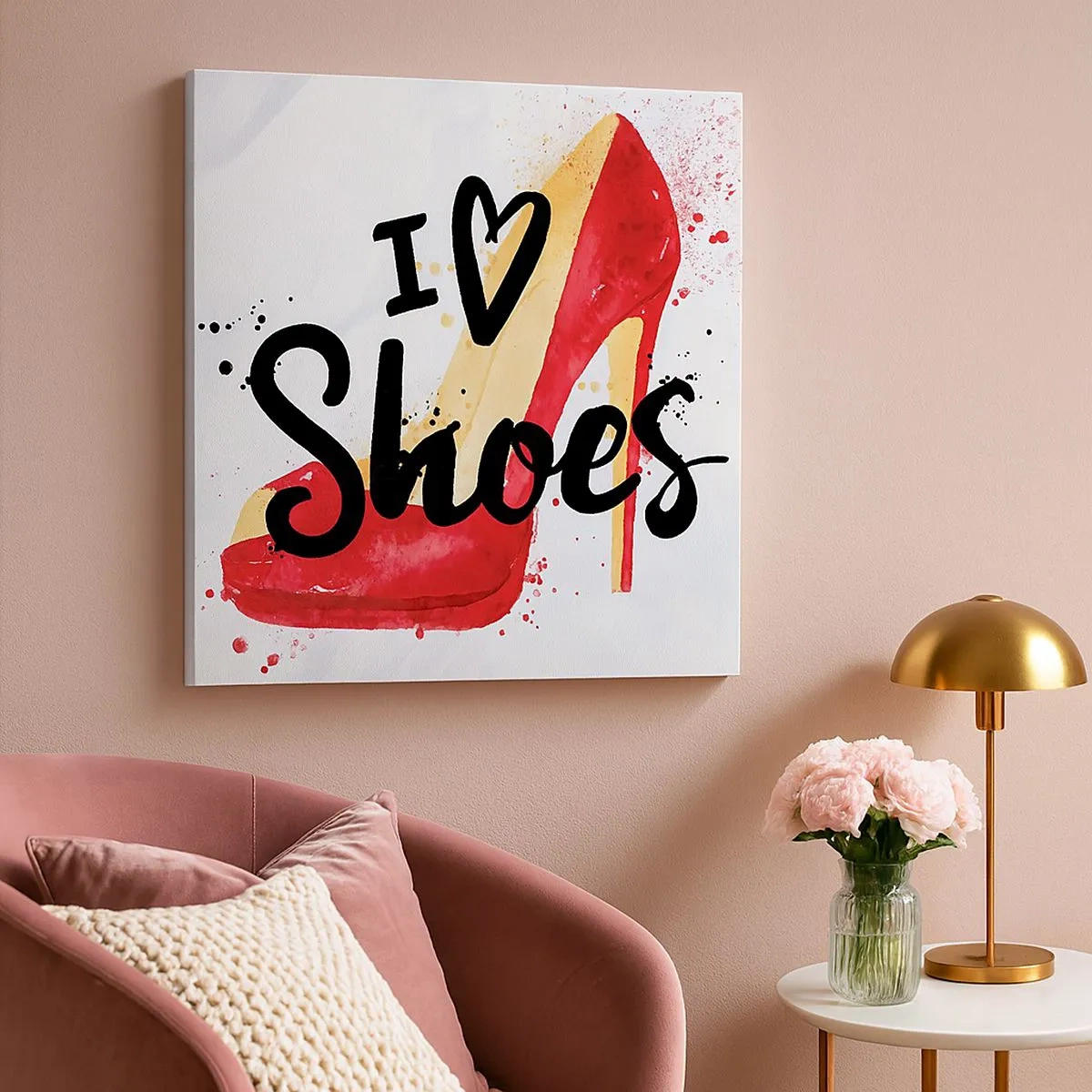 Quadro su tela - Stampe su Tela - Gli amori sono tanti - 30x30 cm