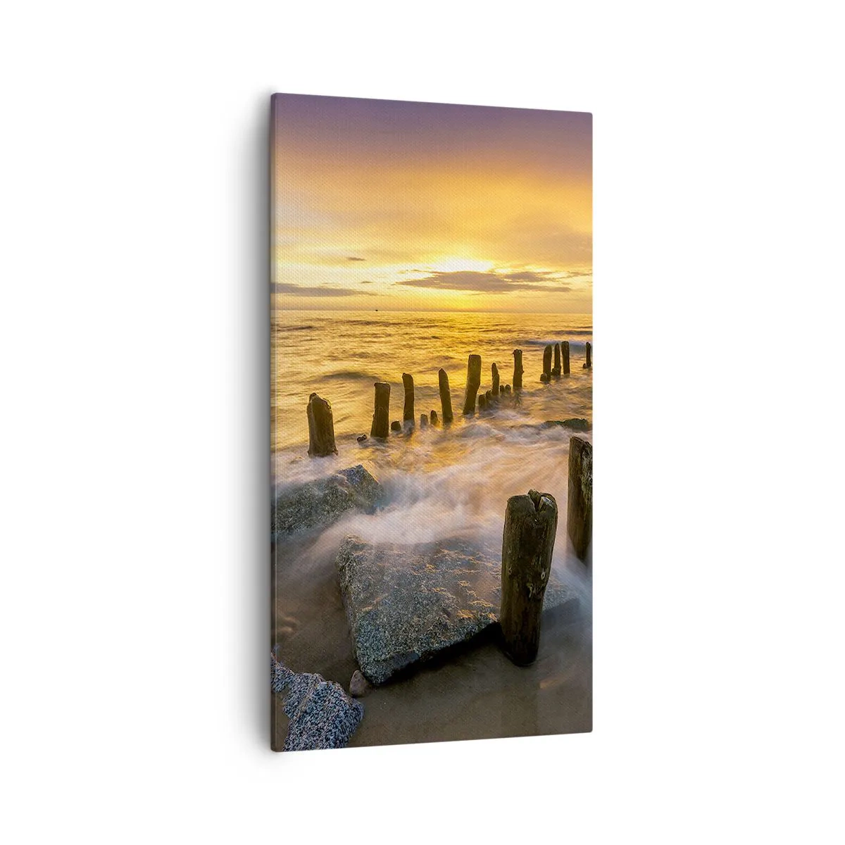 Quadro su tela - Stampe su Tela - La bellezza selvatica del Baltico - 55x100 cm